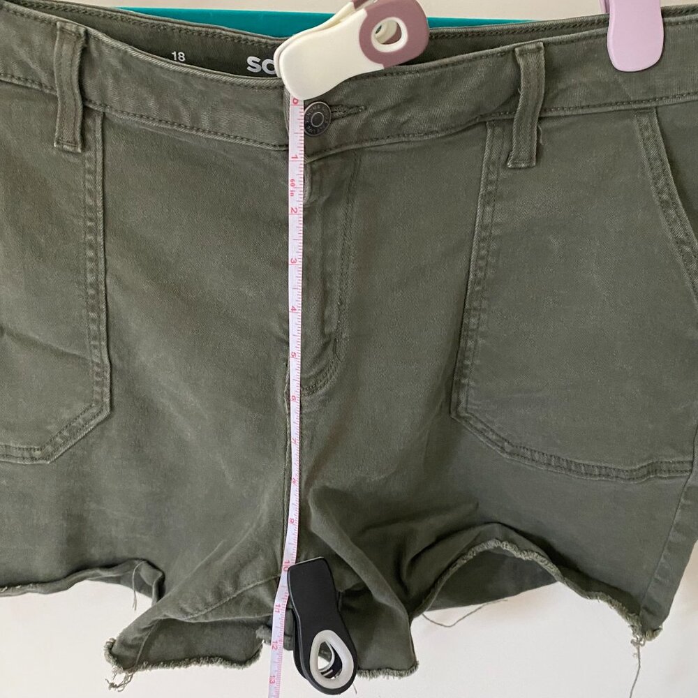 Olive Green Sonoma Cut Off Shorts - Picture 11 of 14